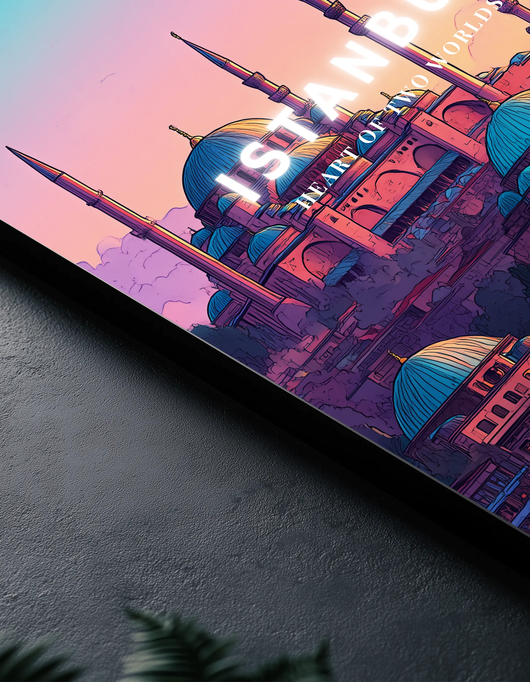 Metallbild - "Istanbul Comic"