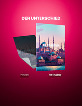 Metallbild - "Istanbul Comic"