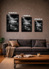 Metallbild - "It All Starts With A Dream"