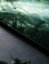 Metallbild - "Jungle Light"