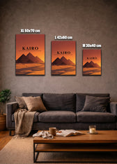 Metallbild - "Kairo Comic"