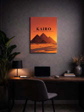 Metallbild - "Kairo Comic"