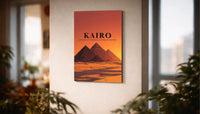 Metallbild - "Kairo Comic"