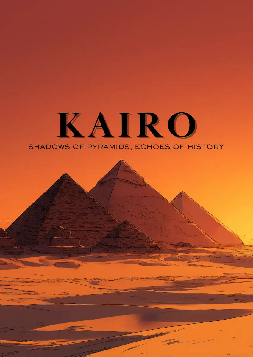 Metallbild - "Kairo Comic"