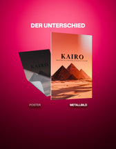 Metallbild - "Kairo Comic"