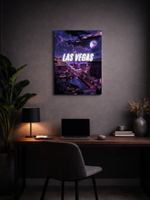 Metallbild - "Las Vegas Comic"