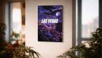 Metallbild - "Las Vegas Comic"