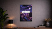 Metallbild - "Las Vegas Comic"