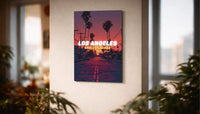 Metallbild -  "Los Angeles Comic"