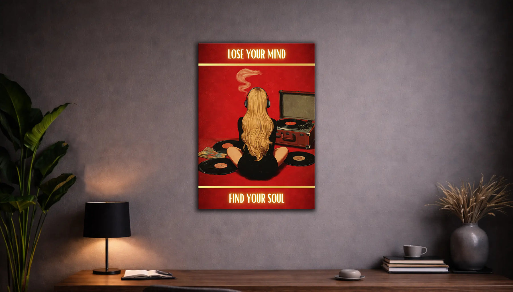 Metallbild - "Lose Your Mind Find Your Soul"