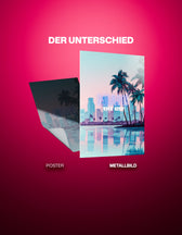 Metallbild - "Miami Comic"