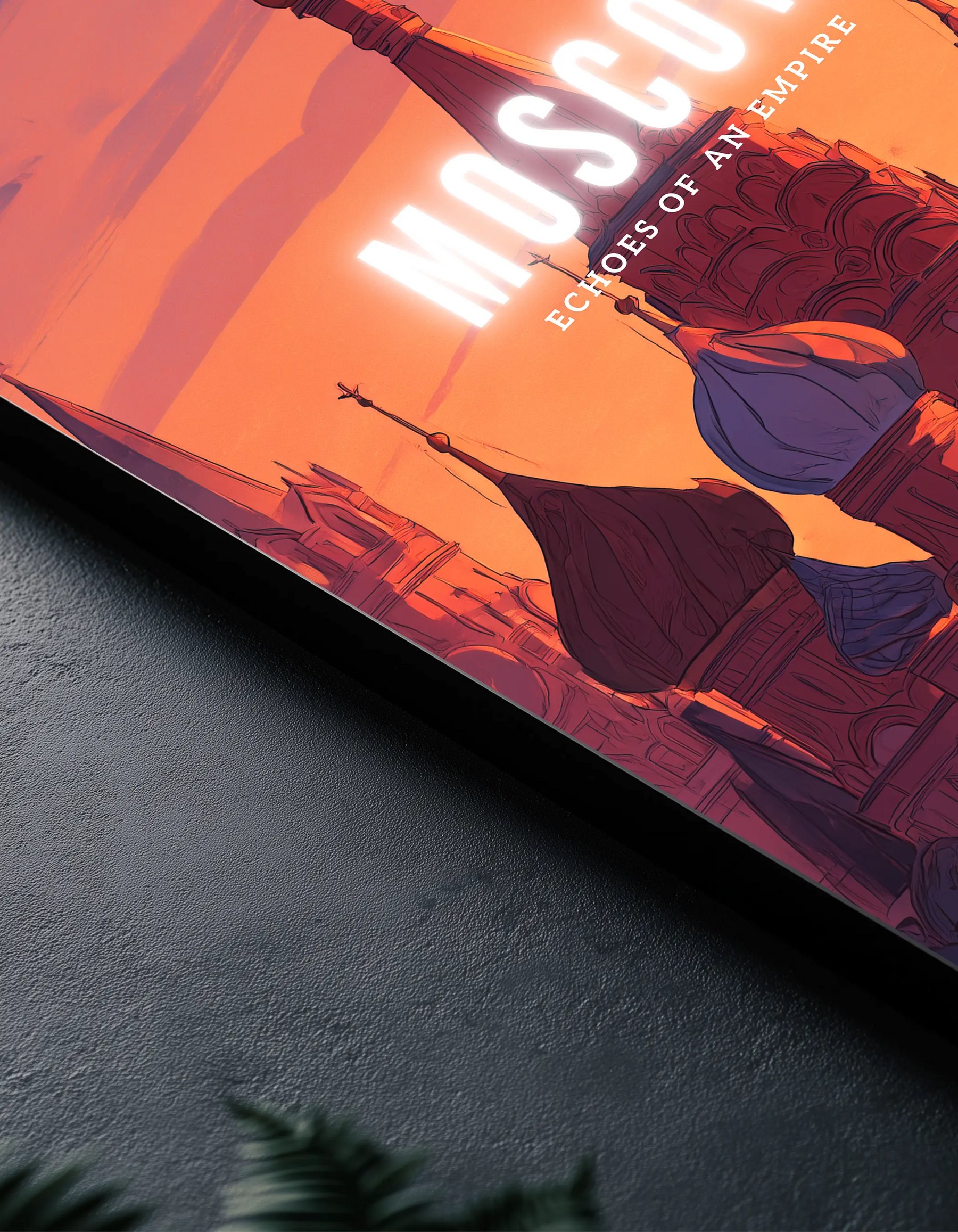 Metallbild - "Moskau Comic"