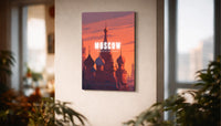Metallbild - "Moskau Comic"