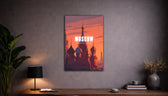 Metallbild - "Moskau Comic"