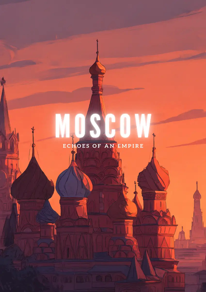 Metallbild - "Moskau Comic"