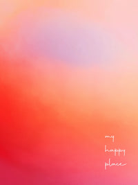 Metallbild - "My Happy Place"