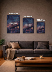 Metallbild -  "New York Comic"