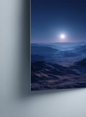 Metallbild - "Night Calm"