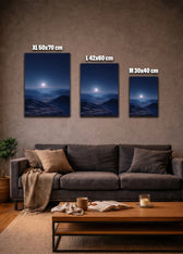 Metallbild - "Night Calm"