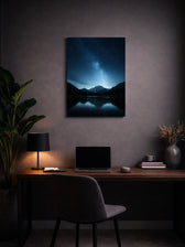 Metallbild - "Night Valley"