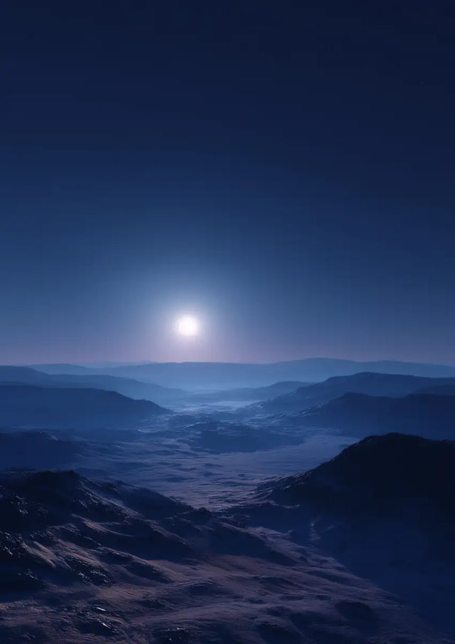 Metallbild - "Night Calm"