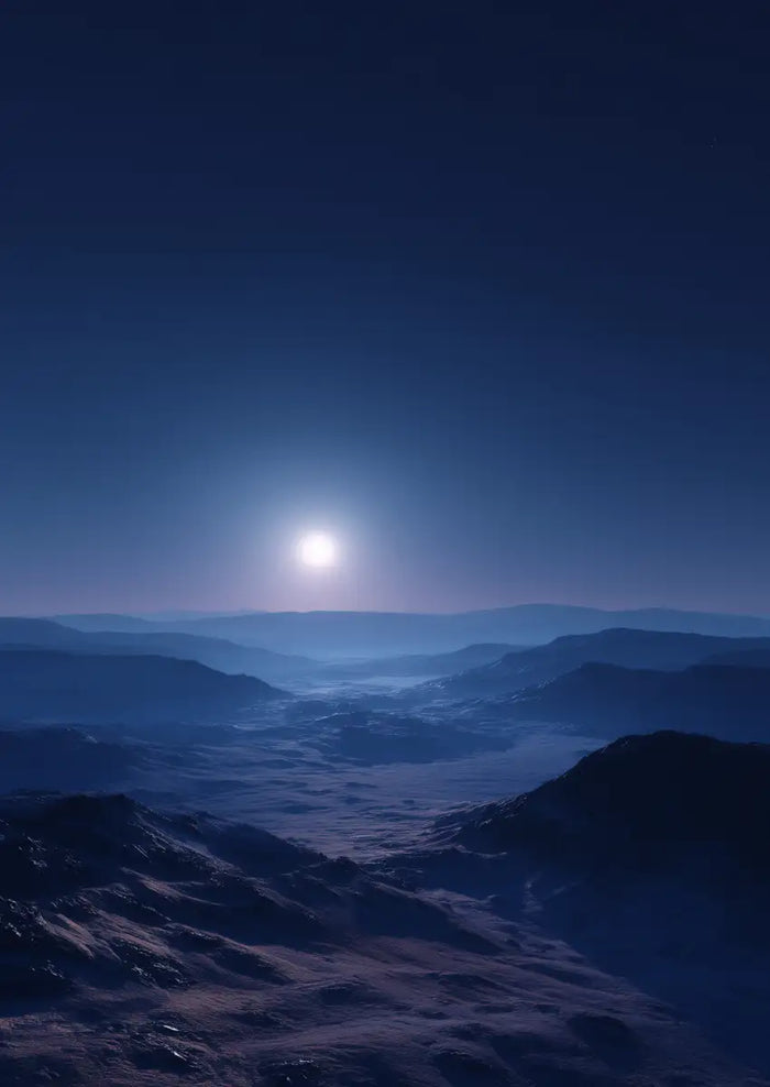 Metallbild - "Night Calm"