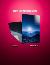 Metallbild - "Night Calm"