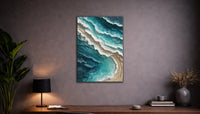 Metallbild - "Ocean Waves"