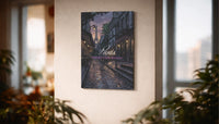 Metallbild -  "Paris Comic"
