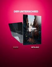 Metallbild -  "Prag Comic"