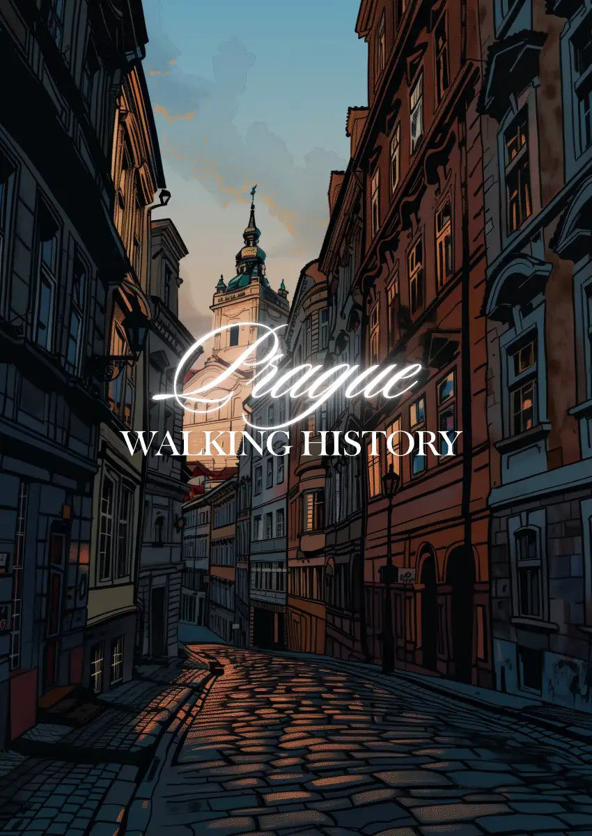 Metallbild -  "Prag Comic"