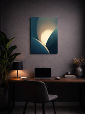 Metallbild - "Quiet Glow"