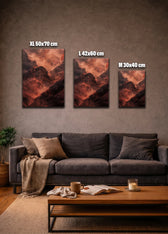 Metallbild - "Red Canyon"