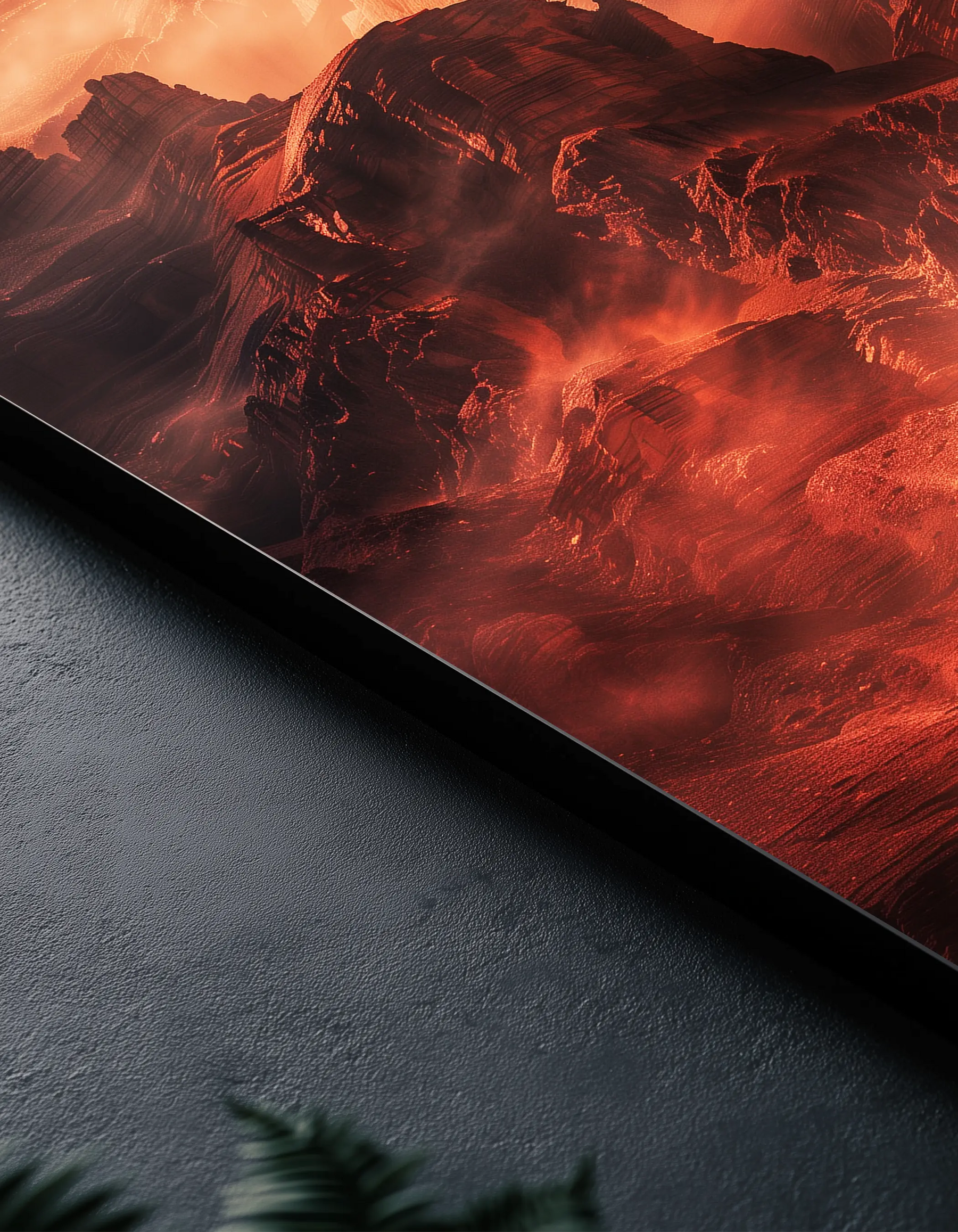 Metallbild - "Red Canyon"
