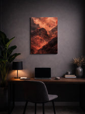 Metallbild - "Red Canyon"