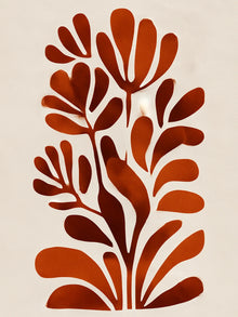 Metallbild - "Red Leaves"