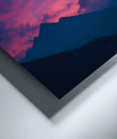 Metallbild - "Red Peaks"