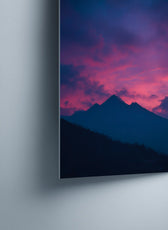 Metallbild - "Red Peaks"