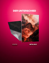 Metallbild - "Red Canyon"