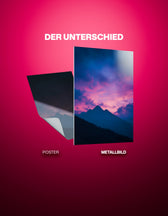 Metallbild - "Red Peaks"