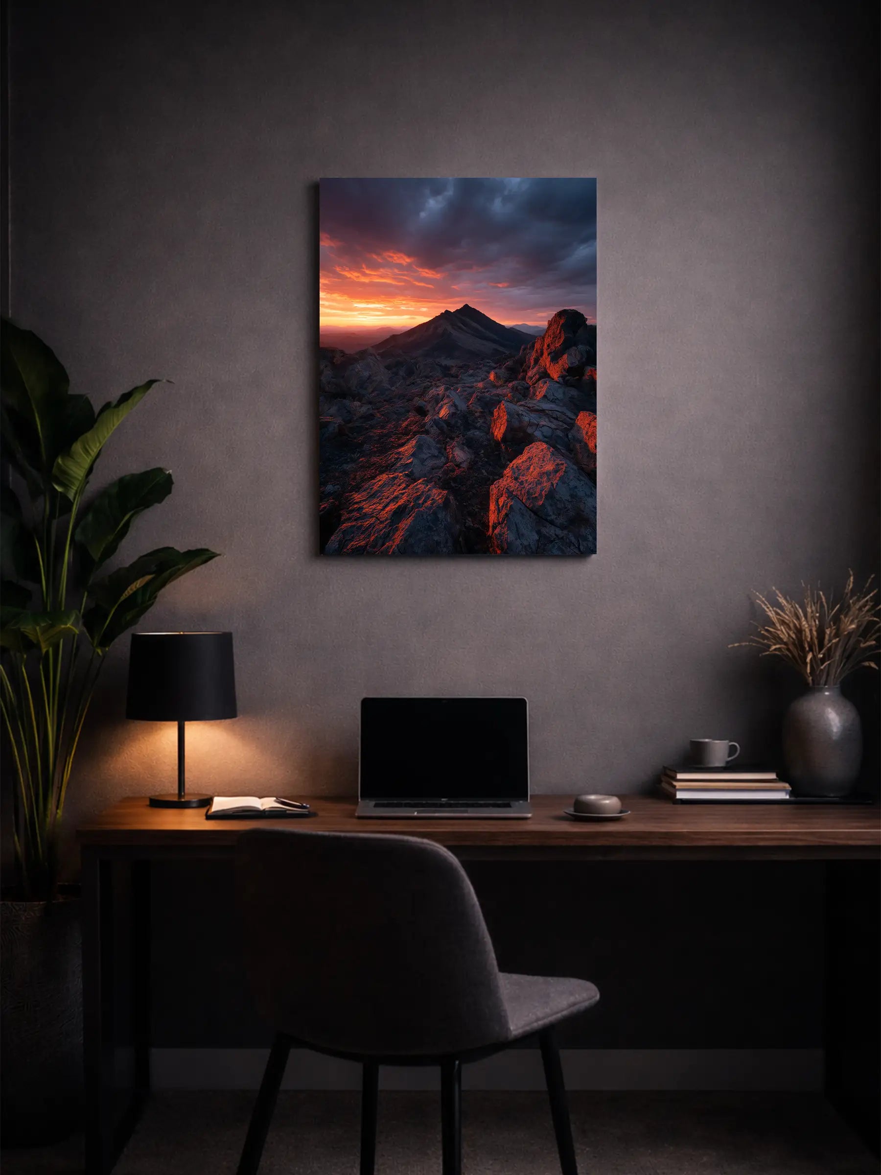 Metallbild - "Rust Valley"