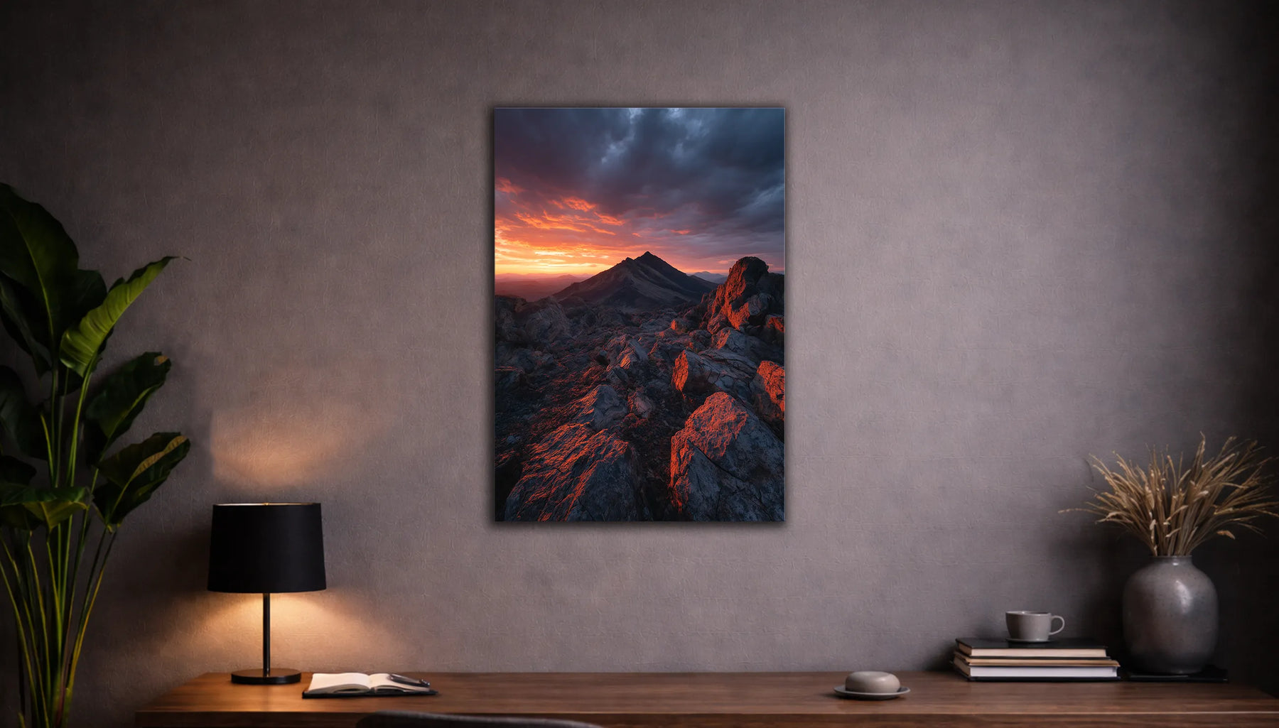 Metallbild - "Rust Valley"