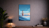 Metallbild - "San Francisco Comic"