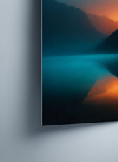 Metallbild - "Silent Lake"