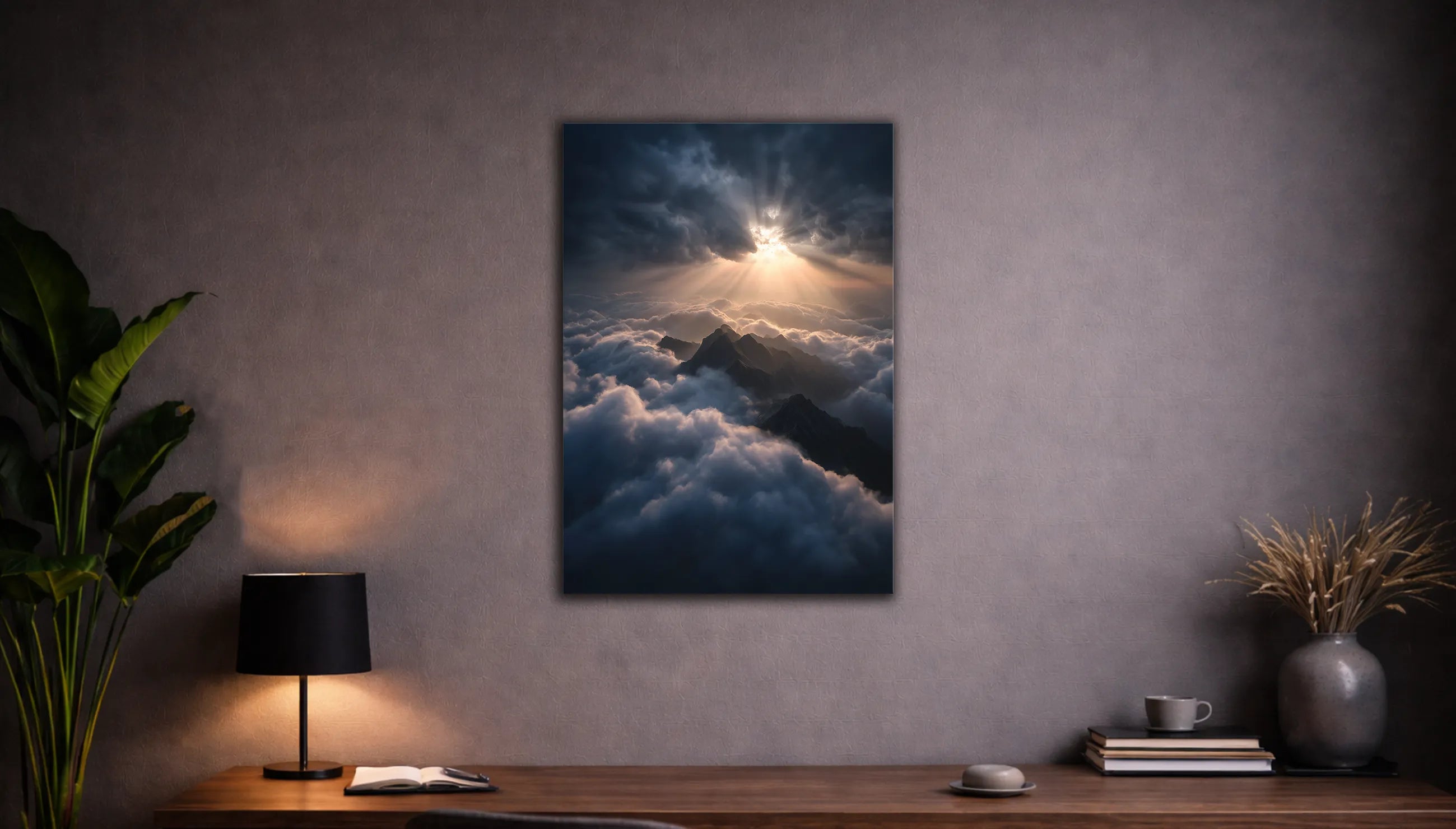Metallbild - "Sky Hill"