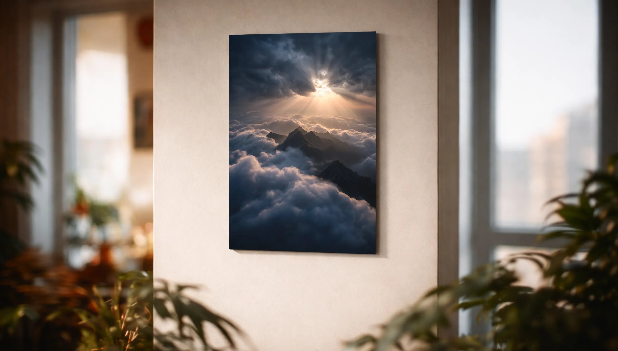 Metallbild - "Sky Hill"