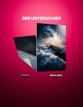 Metallbild - "Sky Hill"