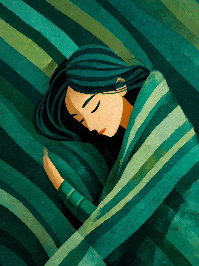 Metallbild - "Sleeping Beauty"