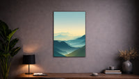 Metallbild - "Soft Hills"