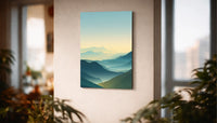Metallbild - "Soft Hills"